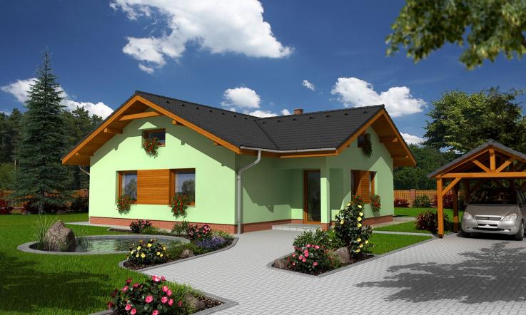 projekt domu BUNGALOW 102